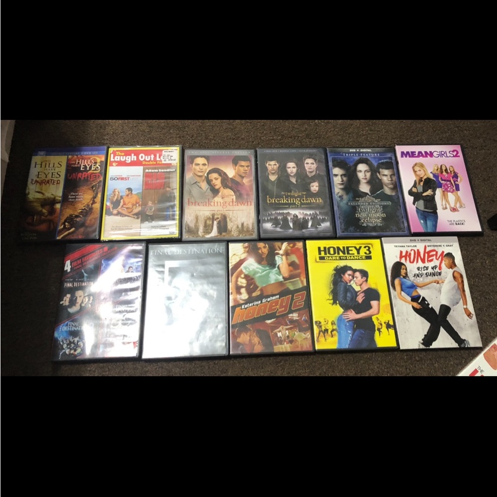 Assorted DVD Movie Collection - Mixed Titles (Black)